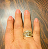 Marine Corps Ring with USMC and 1775 - MR150 HD Sterling Silver Eagle Globe and Anchor