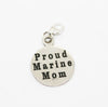 Proud  Marine Mom Charm