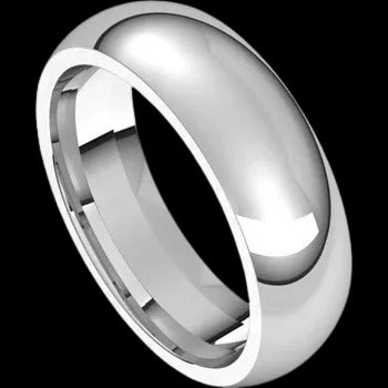 14K White Gold Wedding Bands