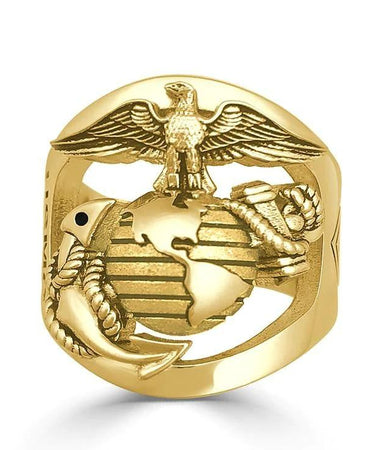 Gold Marine Corps Rings