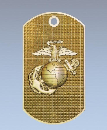 Custom Gold Dog Tags