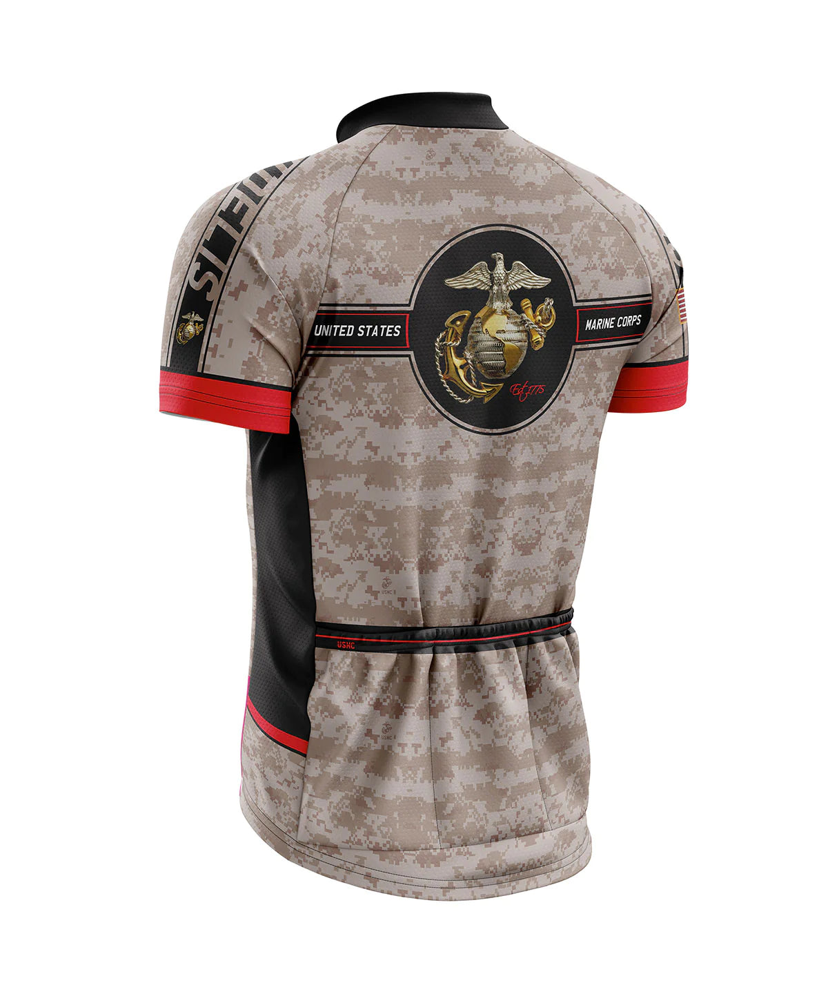 Camo dachshund - Men's Cycling Kit Bike Jersey and Bib Shorts