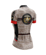 USMC Camo Women's Classic Cycling Jersey - Made in the USA