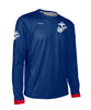 Men's USMC ENDURANCE Long Sleeve AIR TEE Shirt - Red, White and Blue - Made in the USA