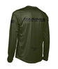Men's USMC ENDURANCE LS AIR TEE Shirt - Olive and Black - Made in the USA
