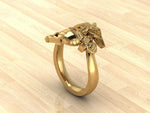 Beautiful Marine Corps Ring for the Ladies Design 100