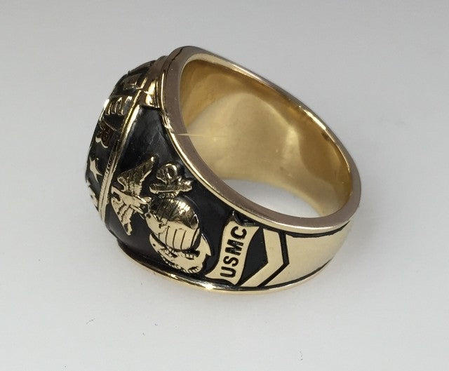 Custom marine clearance corps rings