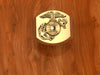 Large 14K Gold Marine Corps Ring