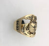 MR10 Solid Gold Marine Corps Ring with Years of Service