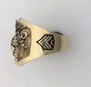 MR10 Solid Gold Marine Corps Ring with Years of Service