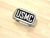 Solid Sterling Silver Marine Corps Ring
