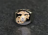 Two Tone 14K Gold Marine Corps Ring with 1/2 Carat Diamond